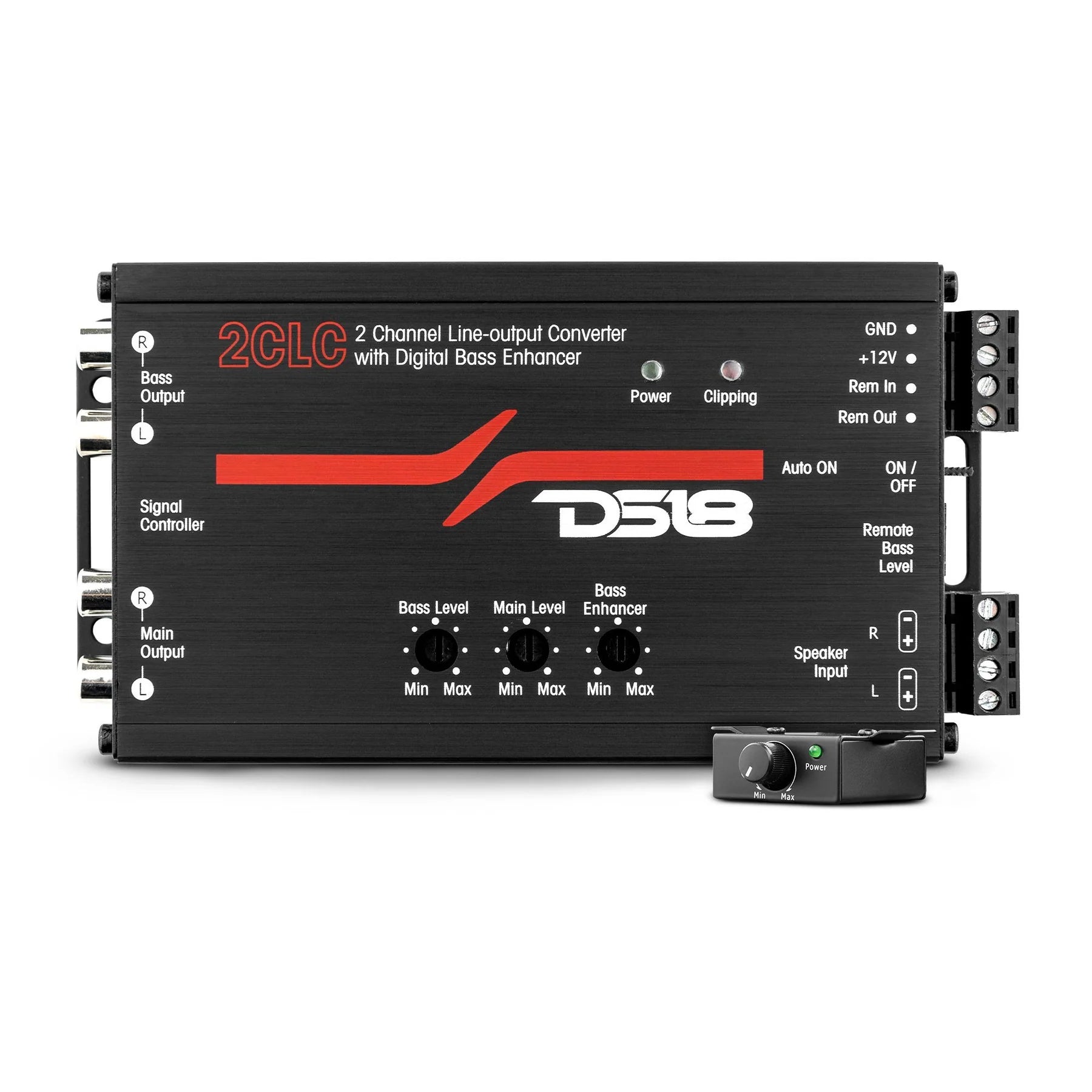 DS18 2CLC 2 Channel High/Low Converter with Digital Bass Enhancer