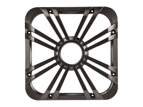 12" Square Charcoal LED Grille