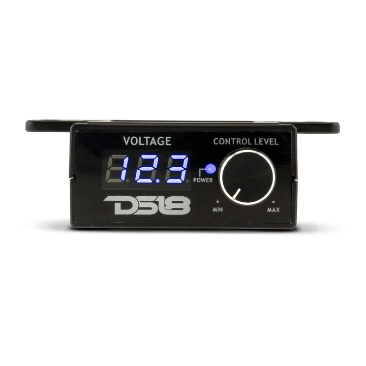 DS18 BKVR Universal Bass Knob with Voltmeter And Remote On