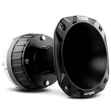 DS18 PRO-DKH1X 2"Bolt On Throat Compression Driver with Spacer, 2" Throat Titanium VC and PRO-HA102/BK Horn 640 Watts 115dB 8 ohm Mounting Depth 7.9"